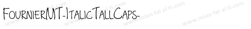 FournierMT-ItalicTallCaps字体转换