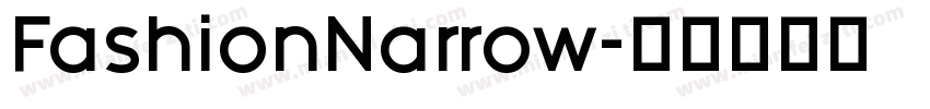 FashionNarrow字体转换