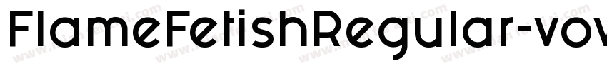 FlameFetishRegular-vov4字体转换