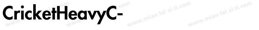 CricketHeavyC字体转换