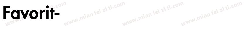 Favorit字体转换