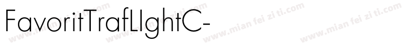FavoritTrafLIghtC字体转换