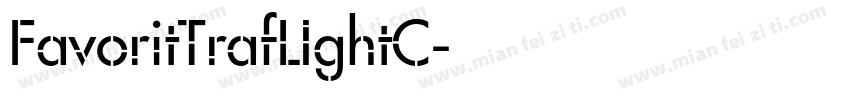 FavoritTrafLIghtC字体转换