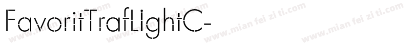 FavoritTrafLIghtC字体转换