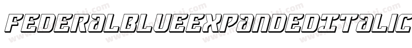 FederalBlueExpandedItalic-Xwaj字体转换