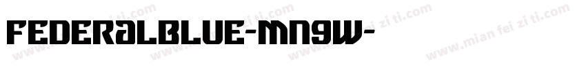 FederalBlue-Mn9w字体转换