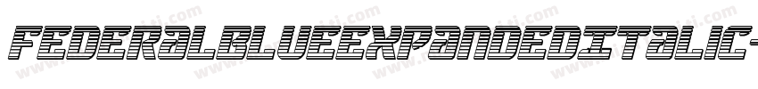 FederalBlueExpandedItalic-Xwaj字体转换