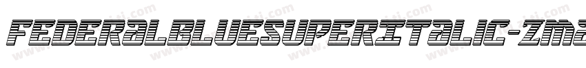 FederalBlueSuperItalic-Zmam字体转换