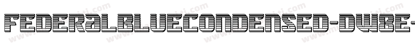 FederalBlueCondensed-dW8E字体转换