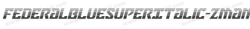 FederalBlueSuperItalic-Zmam字体转换