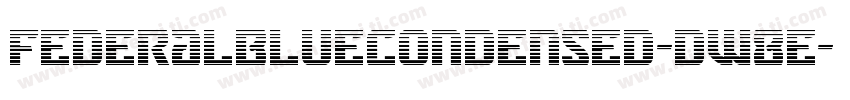 FederalBlueCondensed-dW8E字体转换
