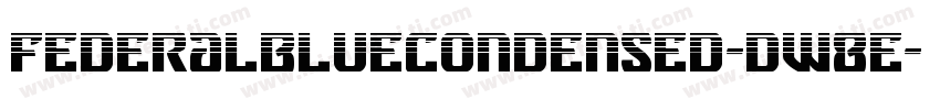 FederalBlueCondensed-dW8E字体转换