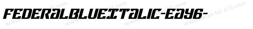 FederalBlueItalic-eaY6字体转换
