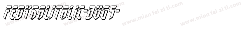 FedyralItalic-DvG9字体转换