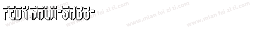 FedyralIi-5AB8字体转换