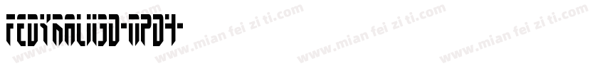 FedyralIi3D-nPD4字体转换