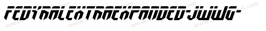 FedyralExtraExpanded-jwWG字体转换