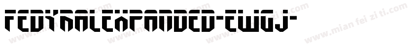 FedyralExpanded-EwGj字体转换