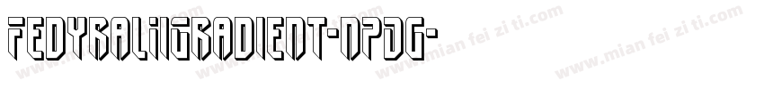 FedyralIiGradient-nPDg字体转换