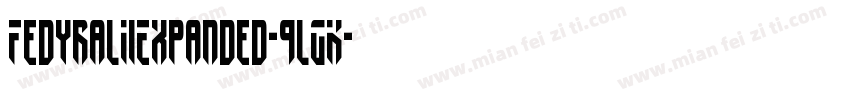 FedyralIiExpanded-9lGK字体转换