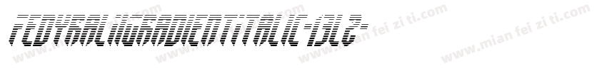 FedyralIiGradientItalic-13l2字体转换