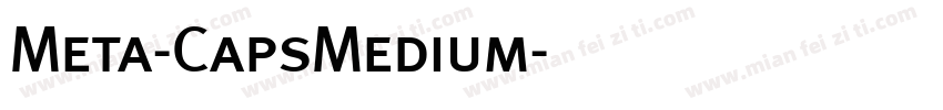 Meta-CapsMedium字体转换