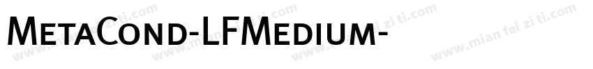 MetaCond-LFMedium字体转换