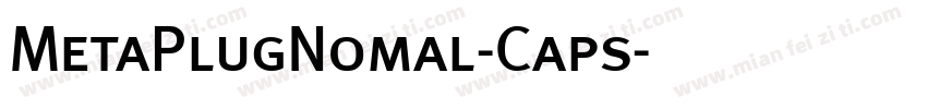 MetaPlugNomal-Caps字体转换