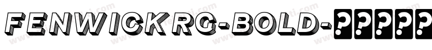 FenwickRg-Bold字体转换