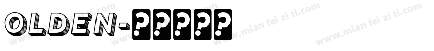 Olden字体转换