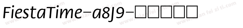 FiestaTime-a8J9字体转换