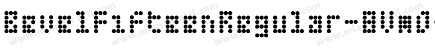 BevelFifteenRegular-8Vm0字体转换