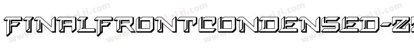 FinalFrontCondensed-zz7w字体转换
