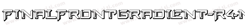 FinalFrontGradient-R4nV字体转换
