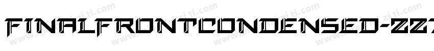 FinalFrontCondensed-zz7w字体转换
