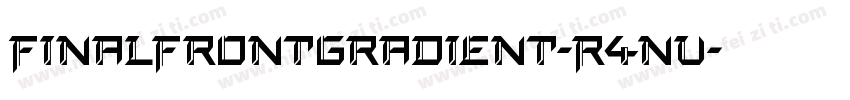 FinalFrontGradient-R4nV字体转换