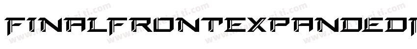FinalFrontExpandedItalic-yz7d字体转换