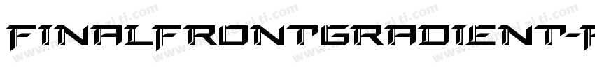FinalFrontGradient-R4nV字体转换