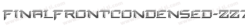 FinalFrontCondensed-zz7w字体转换