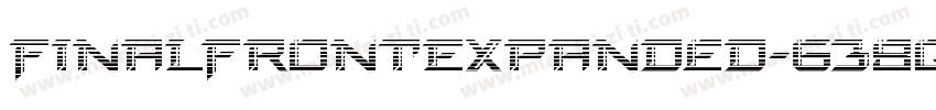 FinalFrontExpanded-638q字体转换