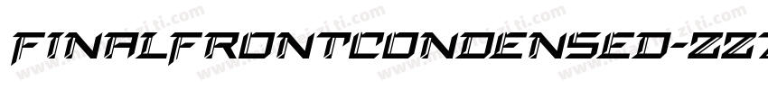 FinalFrontCondensed-zz7w字体转换