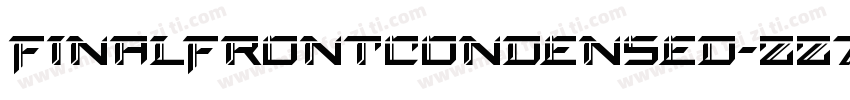 FinalFrontCondensed-zz7w字体转换
