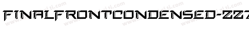 FinalFrontCondensed-zz7w字体转换