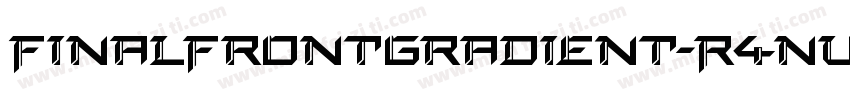FinalFrontGradient-R4nV字体转换
