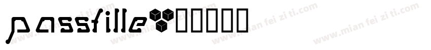 passfille字体转换