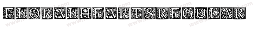 FloralHeartsRegular字体转换