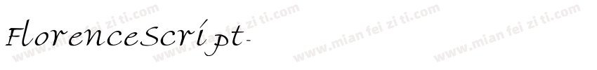 FlorenceScript字体转换