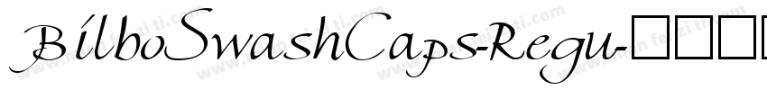 BilboSwashCaps-Regu字体转换