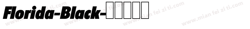 Florida-Black字体转换