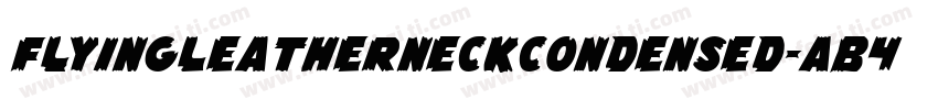 FlyingLeatherneckCondensed-AB4D字体转换
